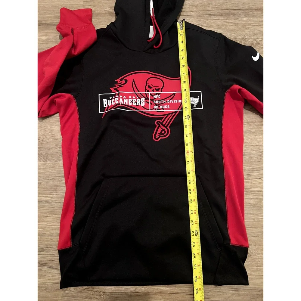 New Nike Men's Tampa Bay‎ Buccaneers Overlap Club Pullover Hoodie Small NFL Dri